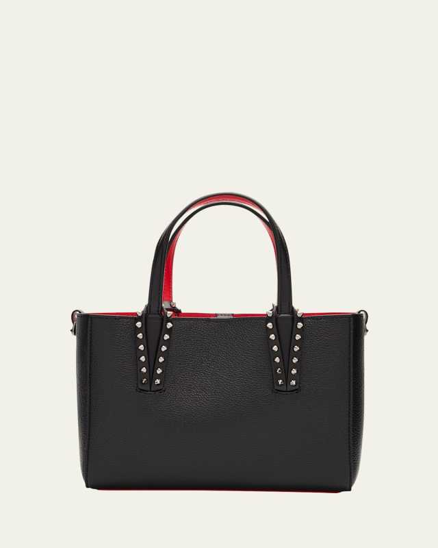 Cabata Mini Tote Bag in Leather with Spikes